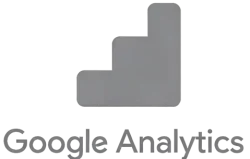 Logo Google Analytics Logo Google Analytics – outil utilisé par Vanto pour la création de site internet