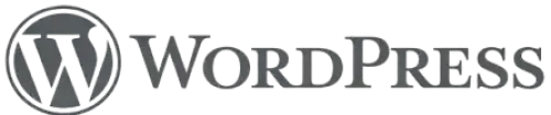 Logo Wordpress Logo WordPress – outil utilisé par Vanto pour la création de site internet